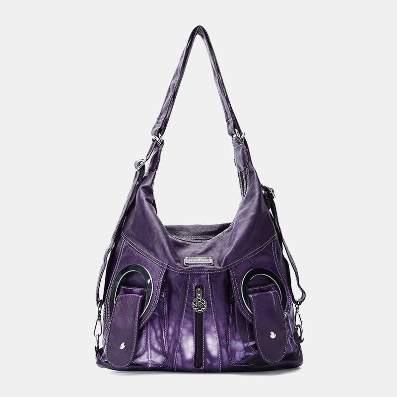 Mujeres Tie Dye Multi-carry Impermeable De Gran Capacidad Crossbody Bag Bandolera Bolso Mochila