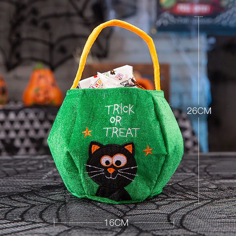 Patrón De Estilo De Halloween Para Niños Casual Salir Candy Sugar Carry Bag Bolso