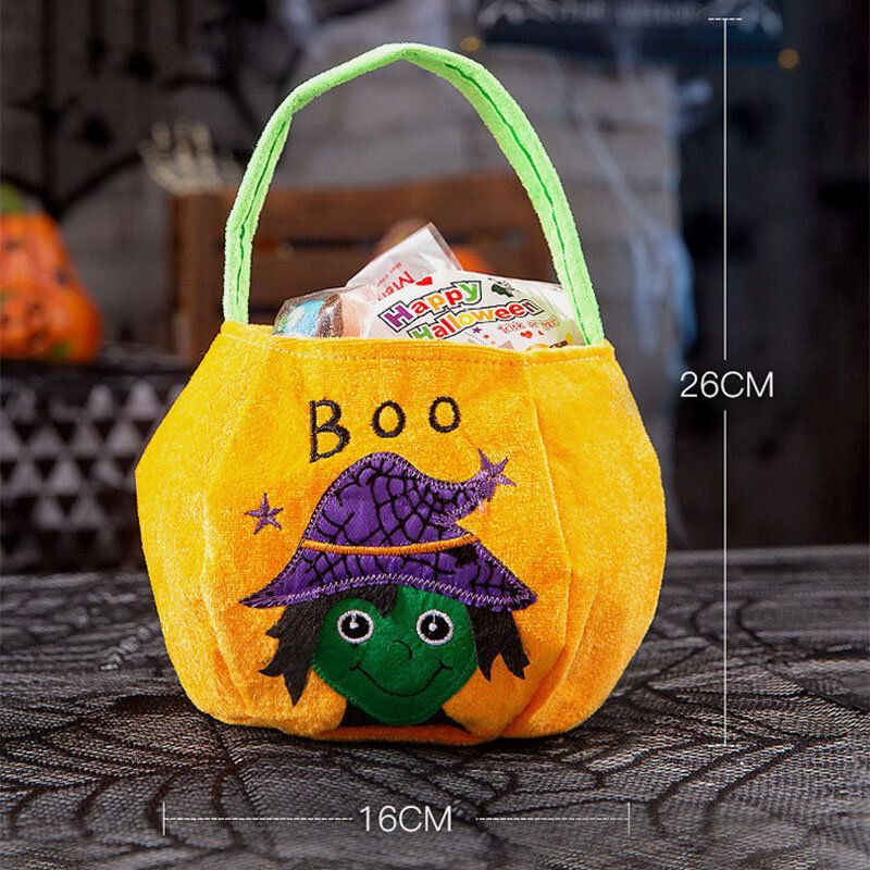 Patrón De Estilo De Halloween Para Niños Casual Salir Candy Sugar Carry Bag Bolso