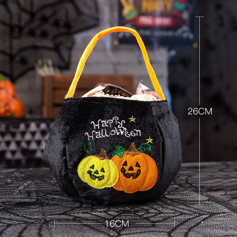 Patrón De Estilo De Halloween Para Niños Casual Salir Candy Sugar Carry Bag Bolso