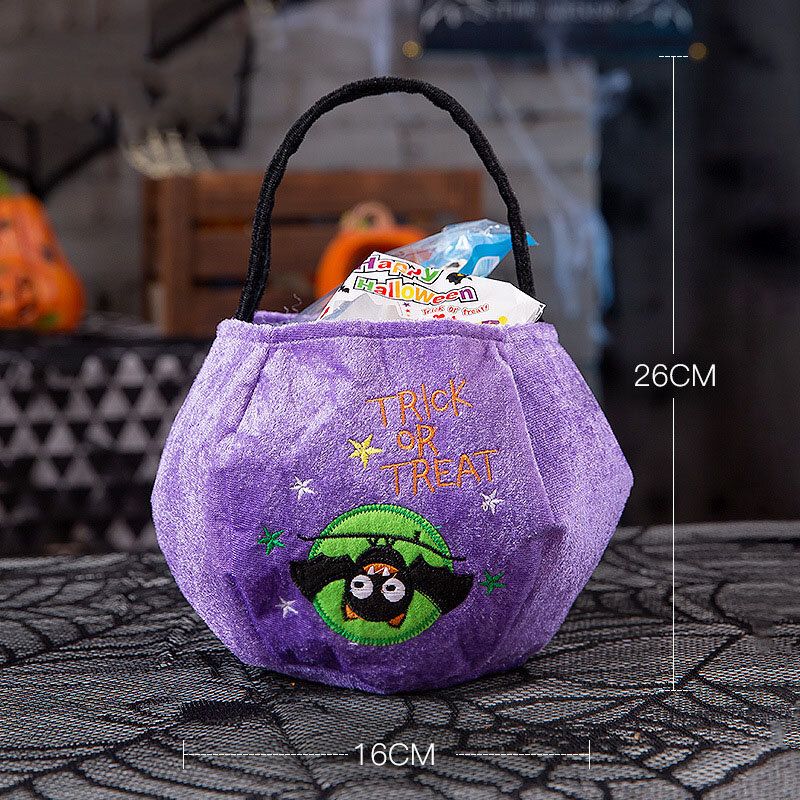 Patrón De Estilo De Halloween Para Niños Casual Salir Candy Sugar Carry Bag Bolso