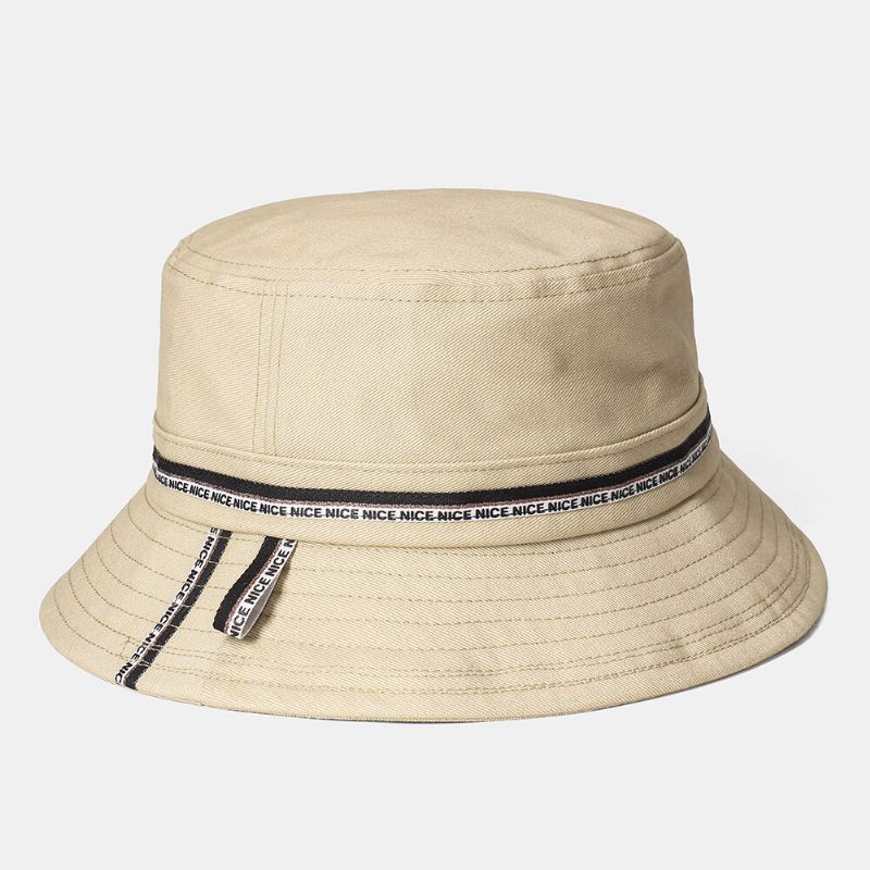 Collrown Gorra De Cubo De Algodón Sombra Sombrero De Pescador De Color Sólido De Ala Grande