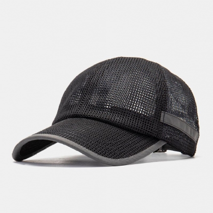 Collrown Men Malla Transpirable Exterior Casual Ala Curva Sombrero De Béisbol Sombrilla