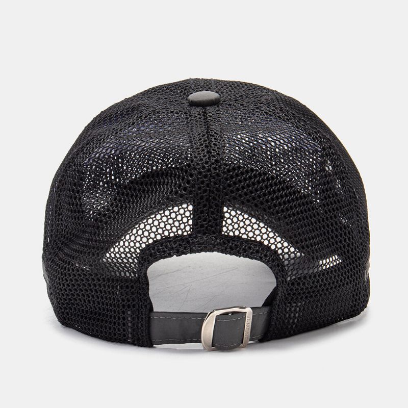 Collrown Men Malla Transpirable Exterior Casual Ala Curva Sombrero De Béisbol Sombrilla