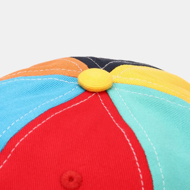 Collrown Men Patchwork Multicolor Ajustable Transpirable Moda Sombrilla Sombrero De Béisbol