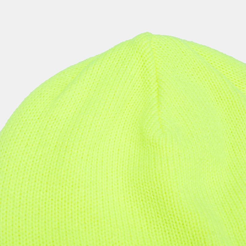 Collrown Unisex Fluorescencia En La Noche Oscuro Cálido Protección Para Los Oídos Sombrero De Punto Gorro Sin Ala