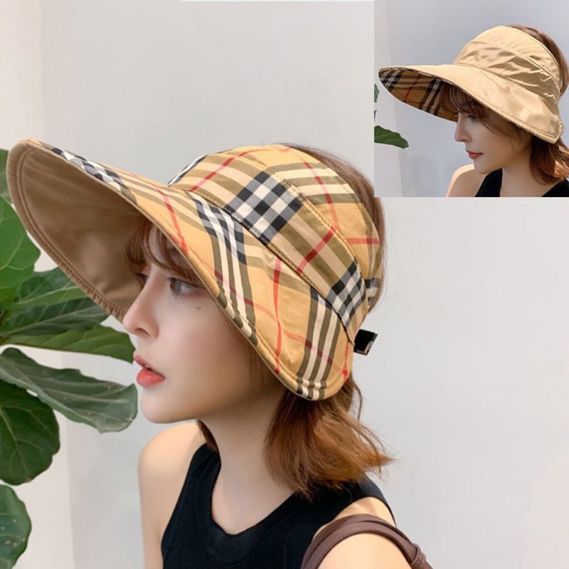 Gorra Anti-uv De Doble Cara Con Celosía Multiusos Para Sombrero De Copa