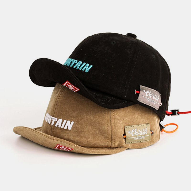 Gorra De Béisbol De Ala Corta Unisex Street Trend Fahsion Estilo Hip-hop