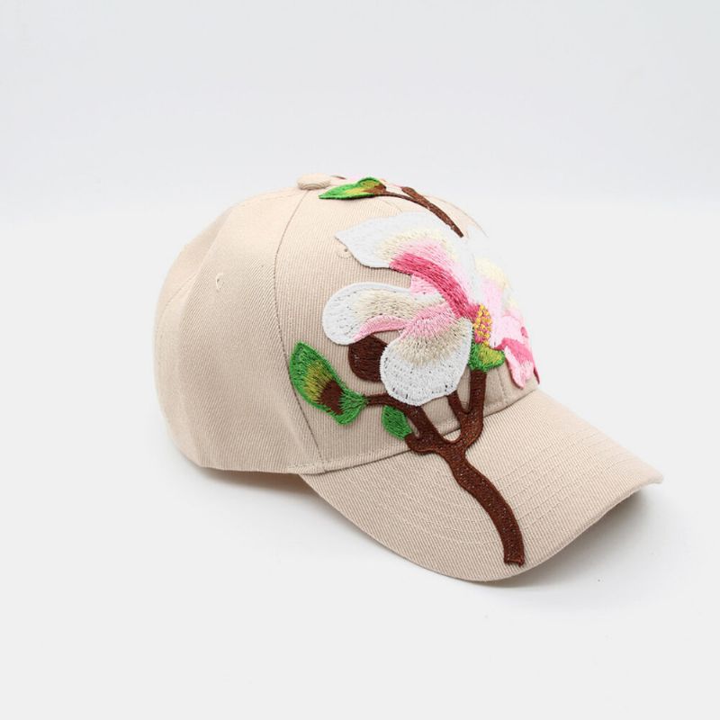 Gorra De Béisbol Bordada A La Moda Sombrero De Sol Informal Gorra De Pantalla Cunscreen Para Mujer