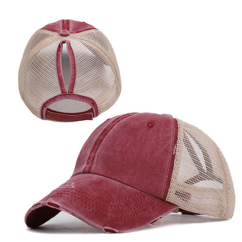 Gorra De Béisbol De Cola De Caballo Deportiva De Moda De Verano Para Mujer