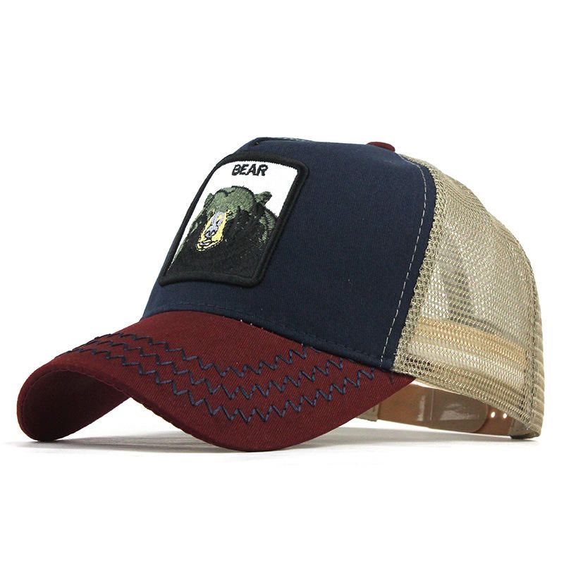 Gorra De Béisbol Con Estampado De Dibujos Animados Gorra De Béisbol Con Bordado De Animales