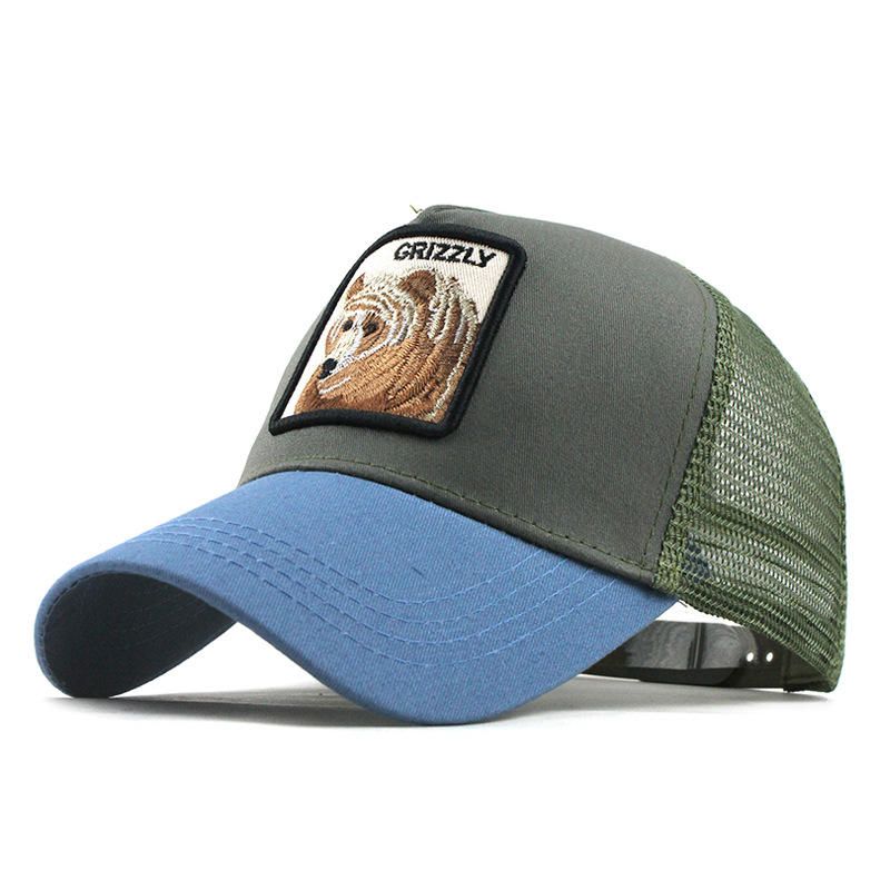 Gorra De Béisbol Con Estampado De Dibujos Animados Gorra De Béisbol Con Bordado De Animales