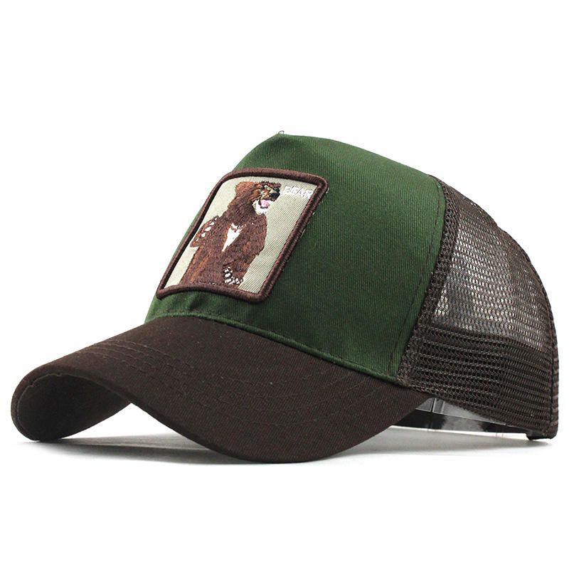 Gorra De Béisbol Con Estampado De Dibujos Animados Gorra De Béisbol Con Bordado De Animales