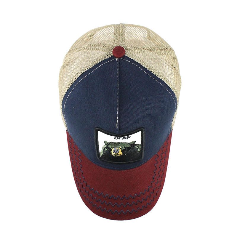 Gorra De Béisbol Con Estampado De Dibujos Animados Para Hombres Gorra De Béisbol Con Bordado De Oso Animal