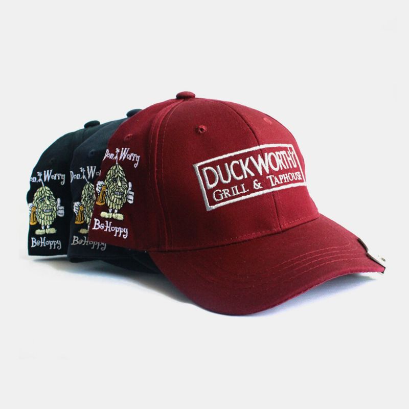 Gorra De Béisbol Con Sombrilla Ajustable Para Montañismo Al Aire Libre Con Abridor De Doble Uso Bordado Con Letras De Algodón Para Hombres