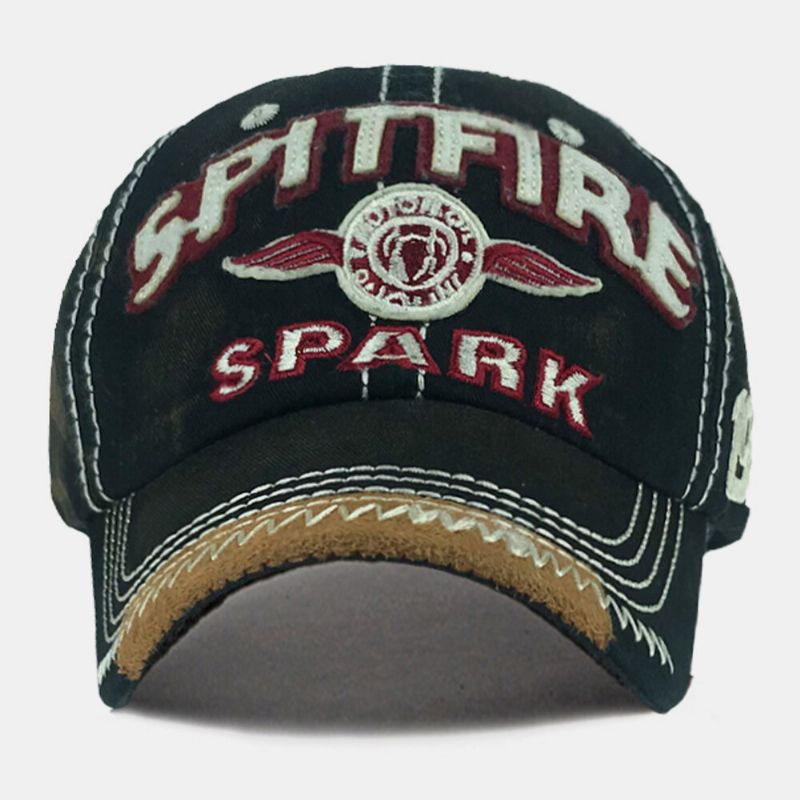 Gorra De Béisbol Con Sombrilla Deportiva Informal De Hip-hop Transpirable Con Bordado De Letras De Algodón Hecho A Mano Para Hombres