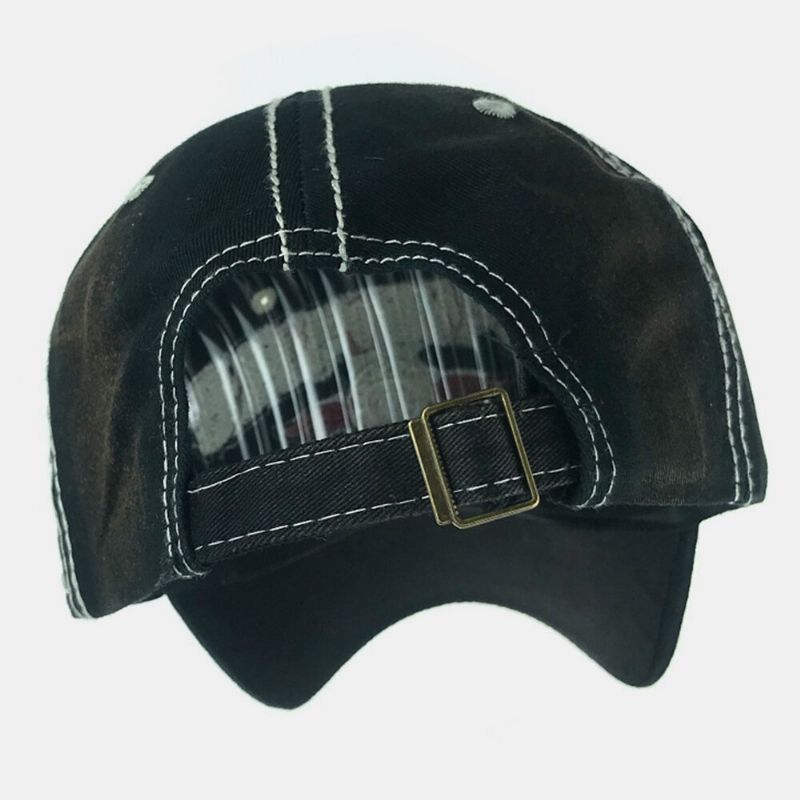 Gorra De Béisbol Con Sombrilla Deportiva Informal De Hip-hop Transpirable Con Bordado De Letras De Algodón Hecho A Mano Para Hombres