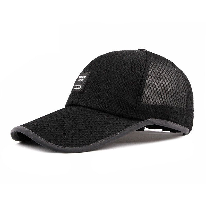 Gorra De Béisbol Con Visera De Malla Acrílica De Verano Para Mujer Para Hombre Sombrero Deportivo Ajustable Transpirable Informal Al Aire Libre