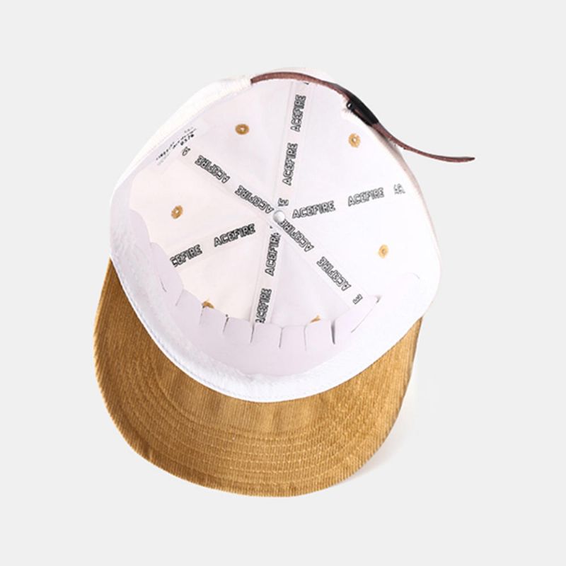 Gorra De Béisbol Corta De Contraste Unisex Gorra De Protección Solar Con Sombrilla