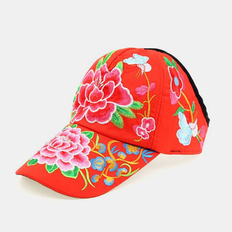 Gorra De Béisbol Nacional Para Mujer Sombrero Bordado Personalidad Gorra De Viaje Al Aire Libre Informal