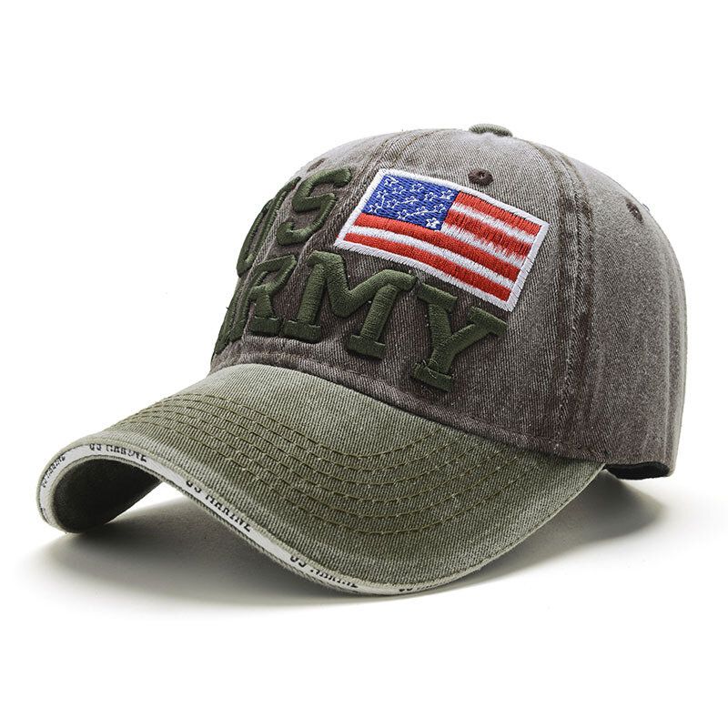 Gorra De Béisbol Patriótica Vintage Unisex Con Estilo Gorra De Bandera Americana Apenada