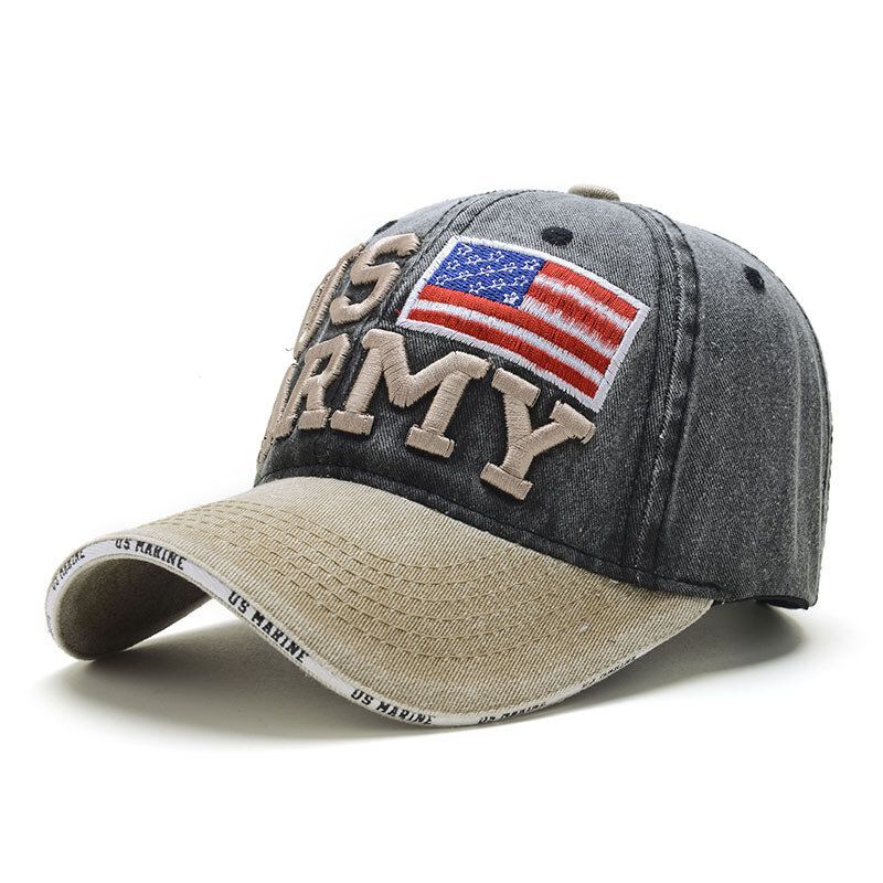 Gorra De Béisbol Patriótica Vintage Unisex Con Estilo Gorra De Bandera Americana Apenada