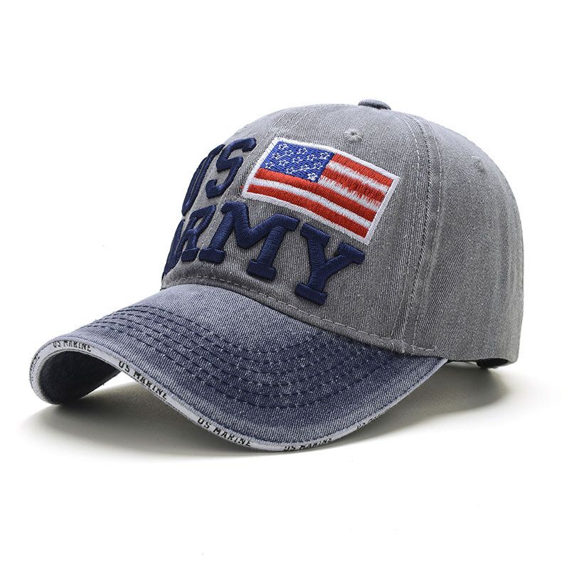 Gorra De Béisbol Patriótica Vintage Unisex Con Estilo Gorra De Bandera Americana Apenada