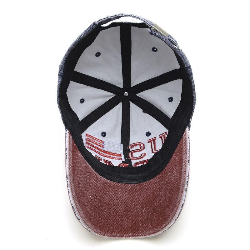 Gorra De Béisbol Patriótica Vintage Unisex Con Estilo Gorra De Bandera Americana Apenada