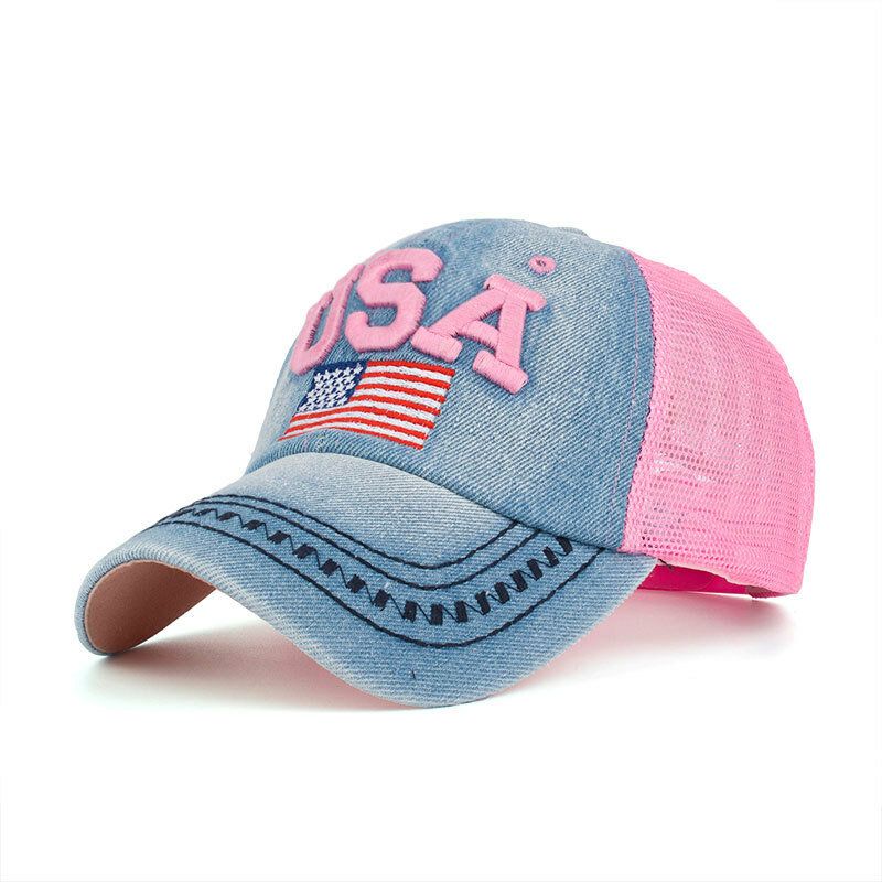 Gorra De Béisbol Patriótica Vintage Unisex Con Estilo Sombrero De Bandera Estadounidense Desgastado