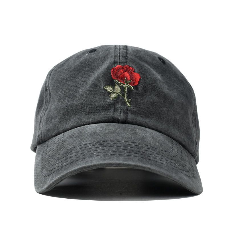 Gorra De Béisbol Rosa Bordada A La Moda Para Hombres Y Mujeres