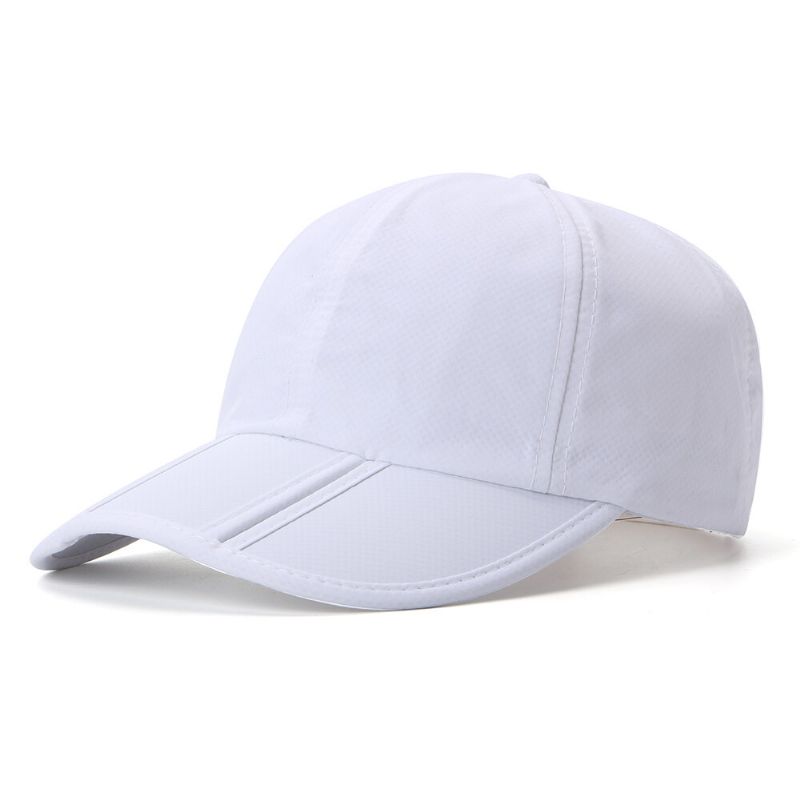 Gorra De Béisbol De Secado Rápido Unisex Sombrilla Gorra Plegable Informal Para Exteriores