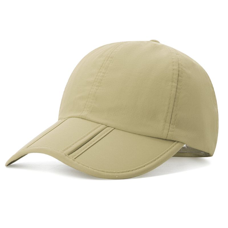 Gorra De Béisbol De Secado Rápido Unisex Sombrilla Gorra Plegable Informal Para Exteriores