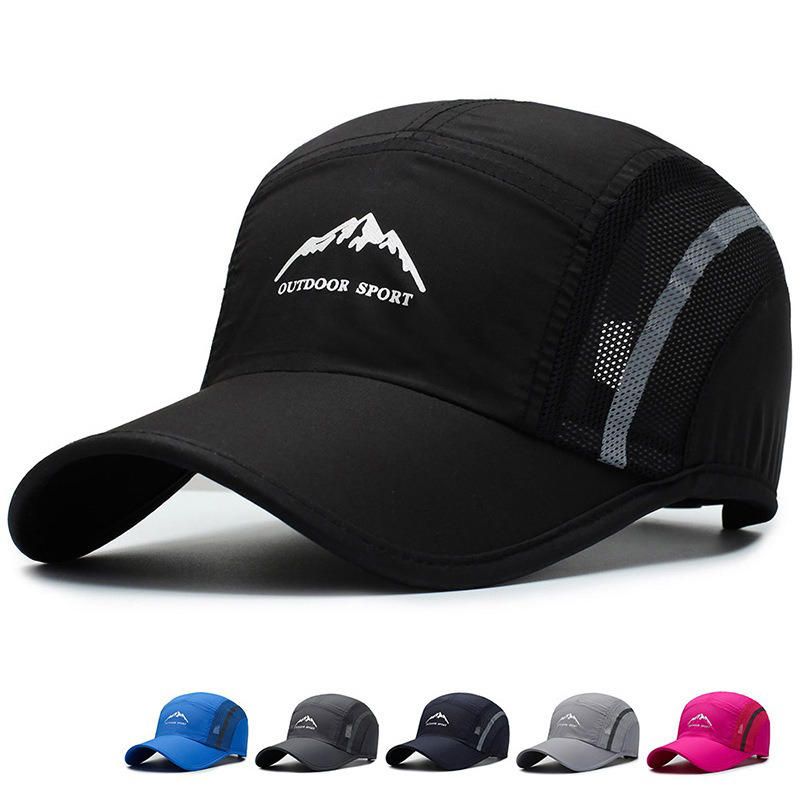 Gorra De Béisbol Transpirable De Malla Informal De Verano Para Mujer Para Hombre Gorra De Sombrilla Ajustable Para Deportes Al Aire Libre