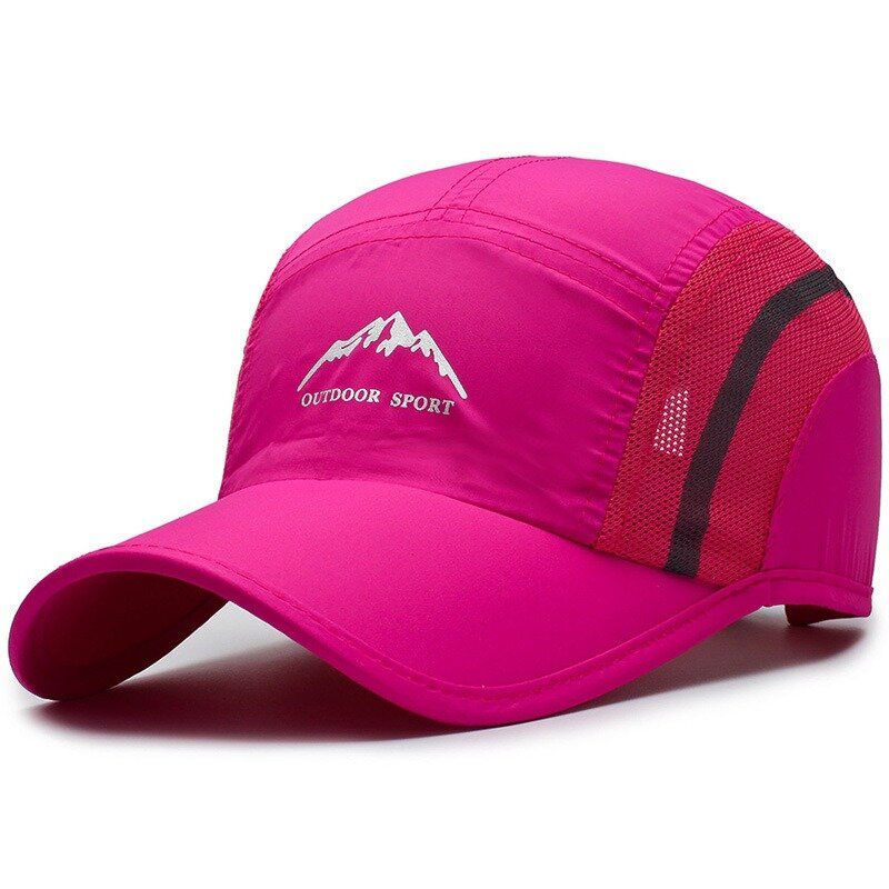 Gorra De Béisbol Transpirable De Malla Informal De Verano Para Mujer Para Hombre Gorra De Sombrilla Ajustable Para Deportes Al Aire Libre