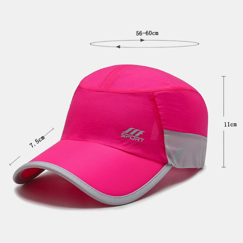 Gorra De Béisbol Transpirable De Secado Rápido Para Montañismo Ligero