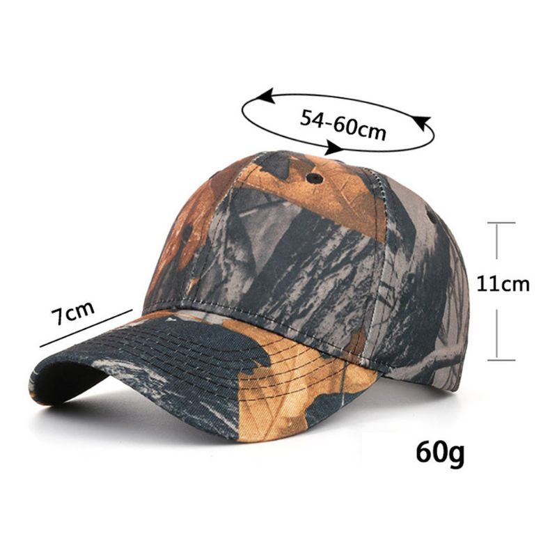 Gorra De Béisbol Unisex De Camuflaje Para Deportes De Ocio Al Aire Libre