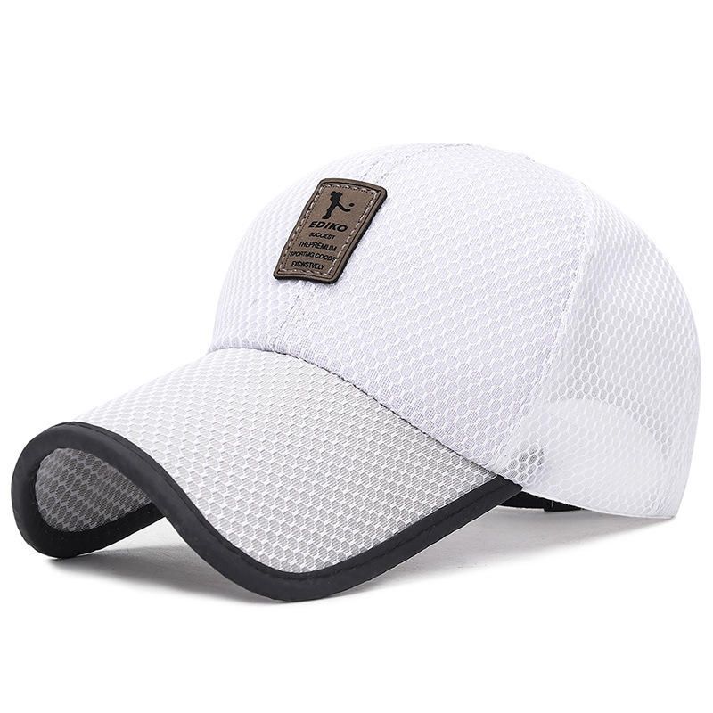 Gorra De Malla Informal Con Sombrilla Gorra De Béisbol Transpirable De Tela Fina