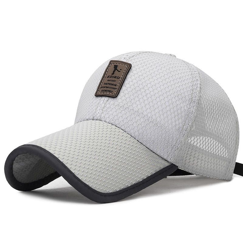 Gorra De Malla Informal Con Sombrilla Gorra De Béisbol Transpirable De Tela Fina