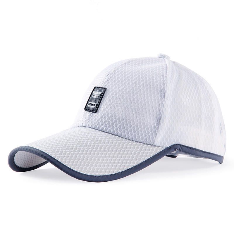 Gorra De Malla Informal Con Sombrilla Para Hombre Gorra De Béisbol Fina Y Transpirable