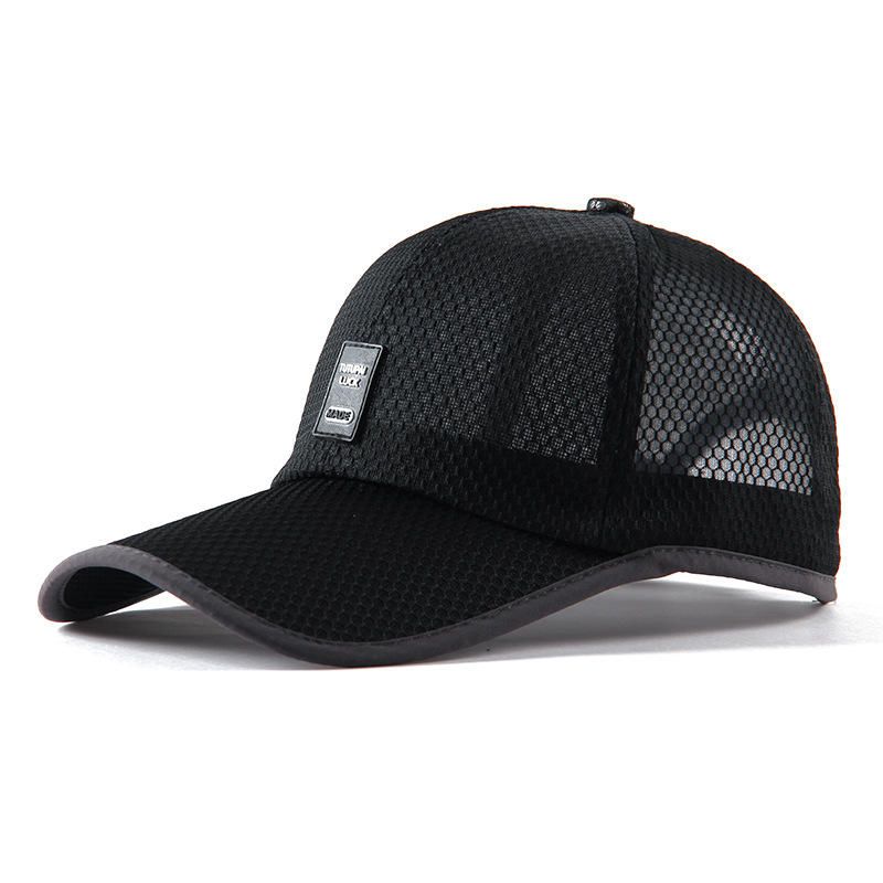 Gorra De Malla Informal Con Sombrilla Para Hombre Gorra De Béisbol Fina Y Transpirable