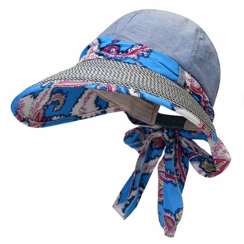 Gorra De Protección Uv Para Mujer Visera Sombrero Grande De Verano Para El Sol Sombrero De Playa Al Aire Libre Sombrero Transpirable