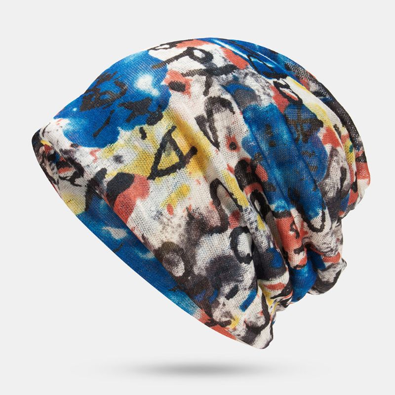 Gorra De Turbante Con Estampado Multiusos Para Mujer Polaina Informal De Verano Para Exteriores Gorro Suave Elástico Para El Cuello