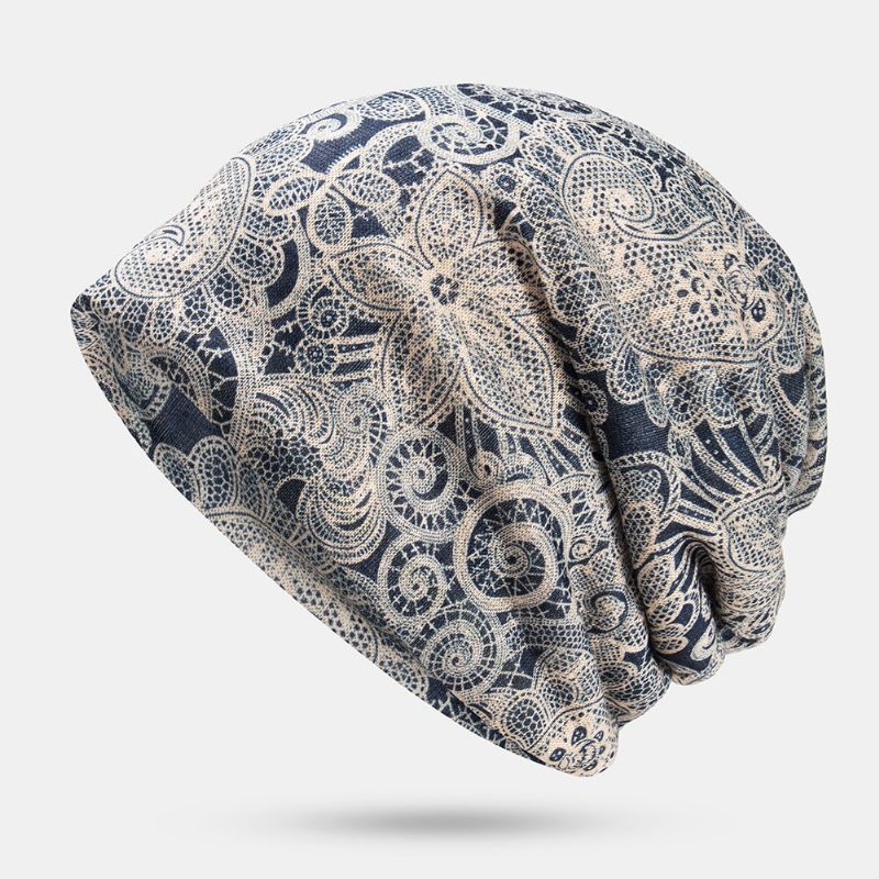 Gorra De Turbante Con Estampado Multiusos Para Mujer Polaina Informal De Verano Para Exteriores Gorro Suave Elástico Para El Cuello