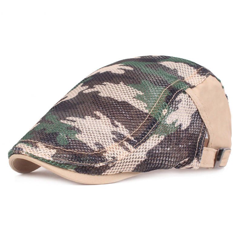 Gorras De Boina De Malla De Verano Gorras De Camuflaje Hacia Adelante