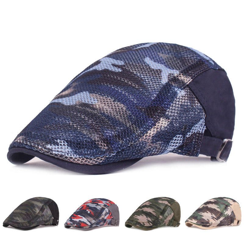 Gorras De Boina De Malla De Verano Gorras De Camuflaje Hacia Adelante