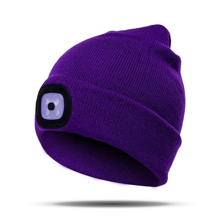 Gorro De Punto Con Luz Led Gorro De Punto Jogging Night Walking