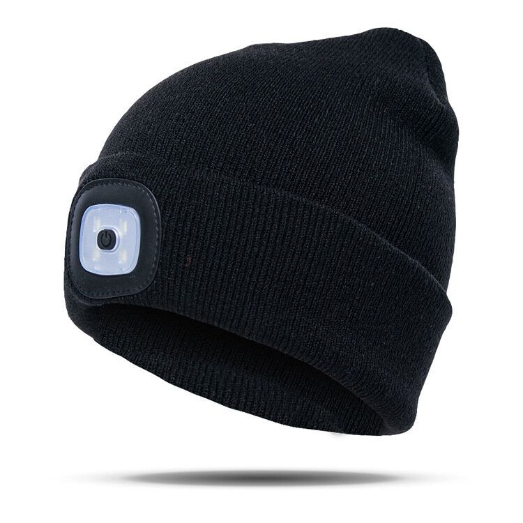 Gorro De Punto Con Luz Led Gorro De Punto Jogging Night Walking