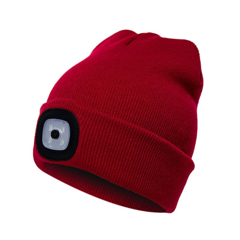 Gorro De Punto Con Luz Led Gorro De Punto Jogging Night Walking