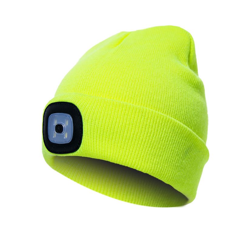 Gorro De Punto Con Luz Led Gorro De Punto Jogging Night Walking