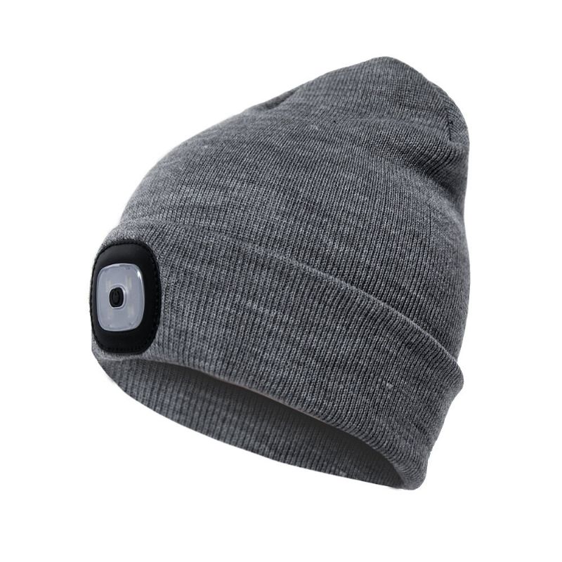 Gorro De Punto Con Luz Led Gorro De Punto Jogging Night Walking